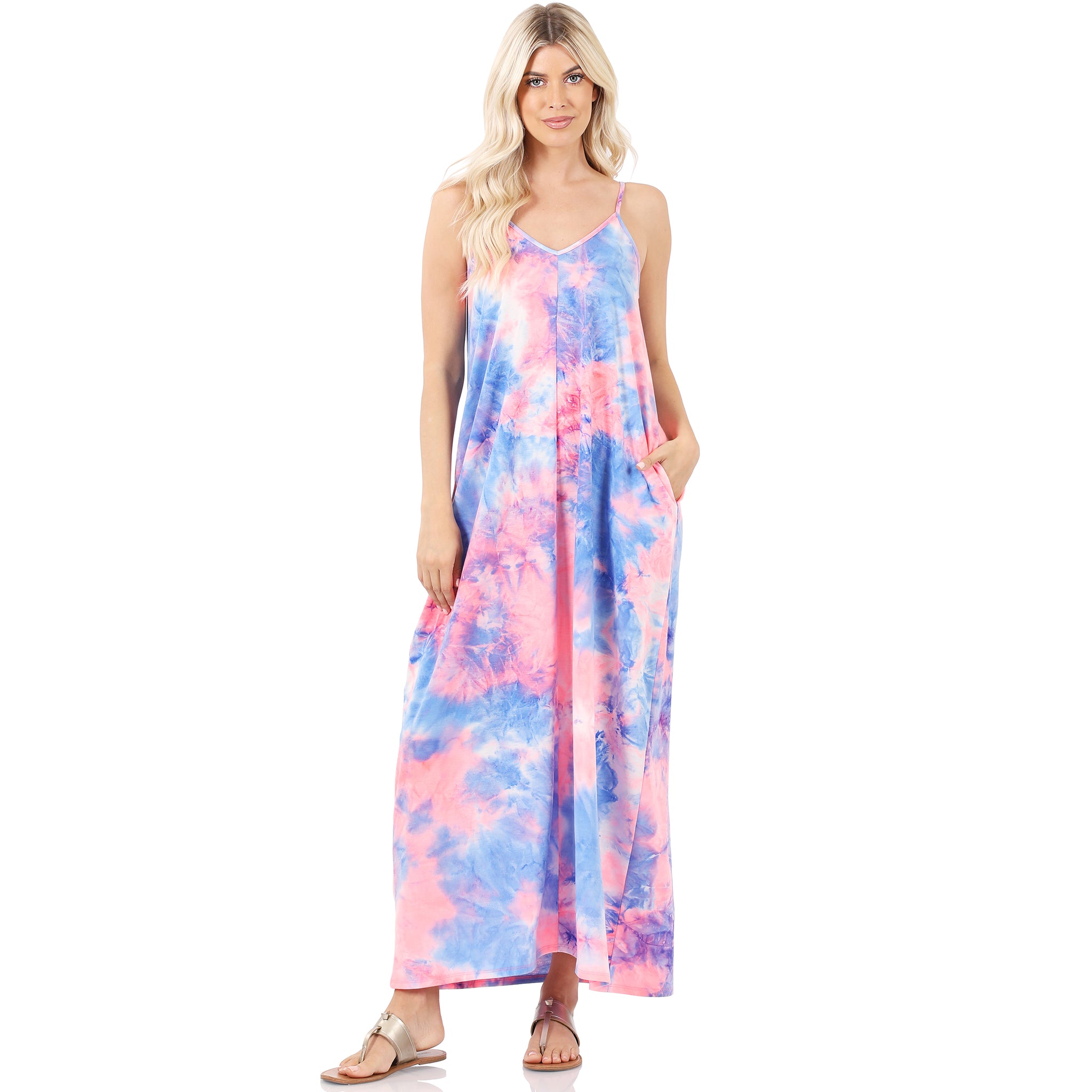 Cotton Candy Tie-Dye Maxi Dress ...